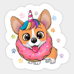 Cute Corgi Sticker